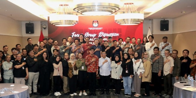 KPU dan Jurnalis Menyuarakan Informasi Akurat Pemilu 2024