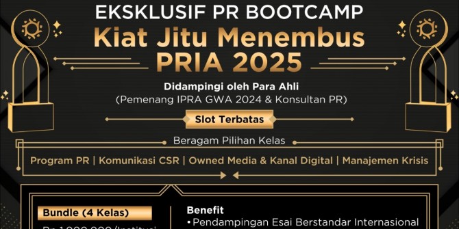 PENDAFTARAN PR BOOTCAMP PRIA 2025