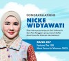 Dirut Pertamina Nicke Widyawati Jadi Satu-satunya Wanita ASEAN di Most Powerful Women 2023